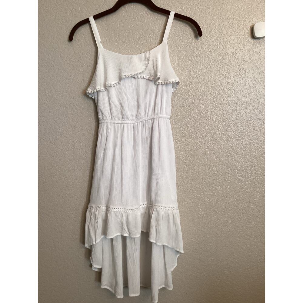 NWT D-Signed by Disney Princess Girls White High-Low Sundress S 7/8